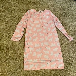 Long sleeved night gown